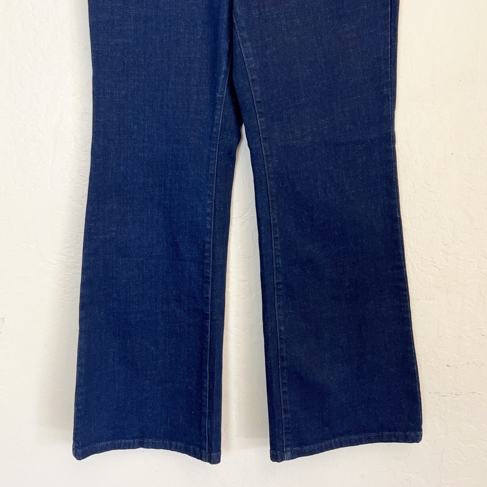 •MODCLOTH• Dark Wash Wide Leg Jeans Size Medium (6-8) - Picture 7 of 13